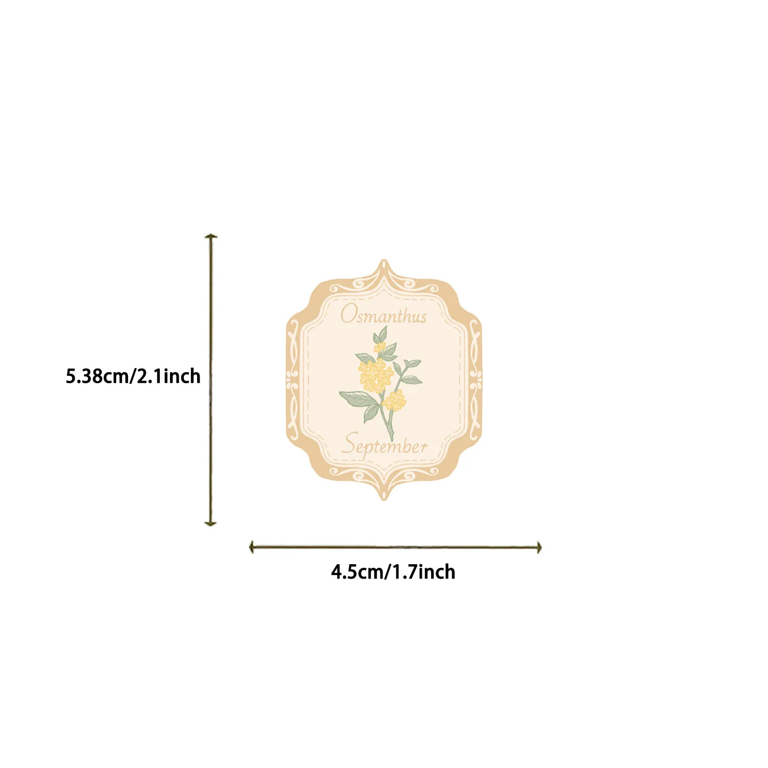 50PCS Fun Cartoon Retro Plant Stickers Scrapbooking Collage Material Phone Cases Guitar Notebooks DIY Decorative