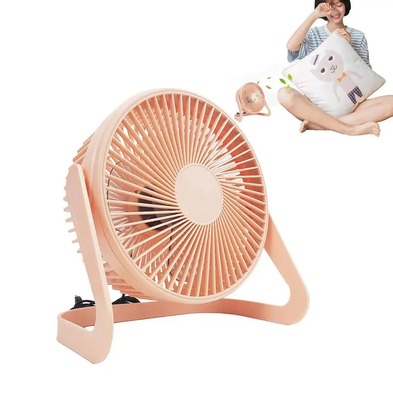 

Small Personal USB Desk Fan Portable Desktop Table Cooling Fan Strong Wind Quiet For Home Office