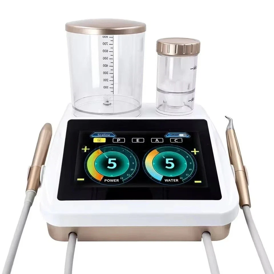 Dental Air Flow Polisher Handpiece Hygiene Prophy Jet & LED Ultrasonic Scaler Supraginval