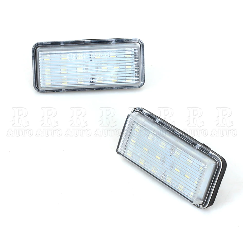 1Pair Car LED Number License Plate Light Lamp Error Free For Lexus LX470 LX570 GX470 For Toyota Mark X Reiz 4D J120 81270-60330 view 3
