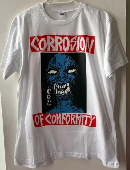 Inspired Corrosion Of Conformity Band Rock Music White S to 5XL Shirt