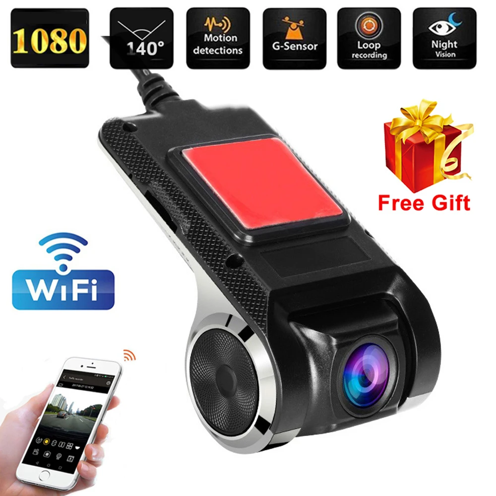 

1080P WIFI Dash Cam DVR Dash Camera Car WIFI Dash Cam Android DVR Car Recorder Dash Cam Night Version 1080P Recorder