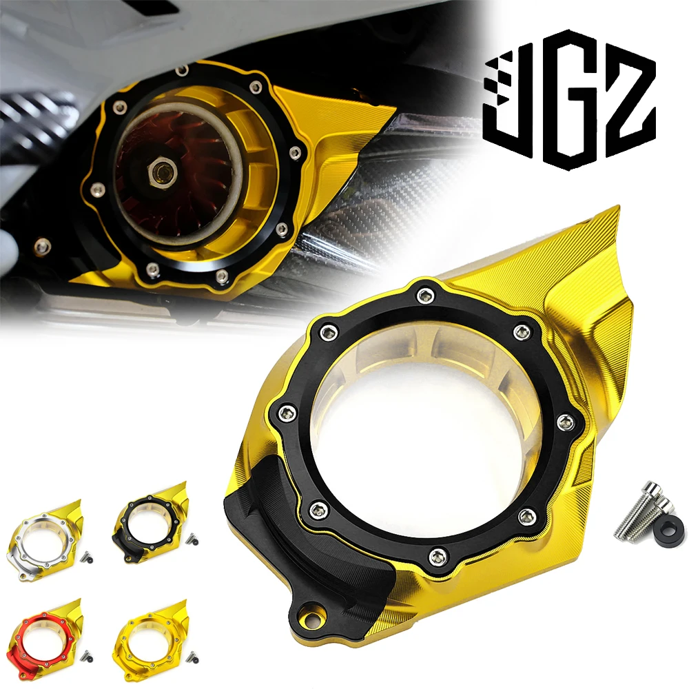 

For VESPA GTS 250 300 2019 - 2023 HPE GTV Accessories Motorcycle Gearbox Transmission Cover PVC transparent Engine Guard