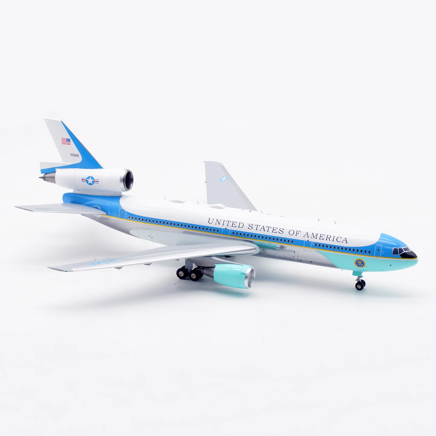 B-104-USAF-P liga avião colecionável presente b-modelos 1:200 força aérea um mcdonnell douglas DC-10-40 modelo de aeronave fundida 11040