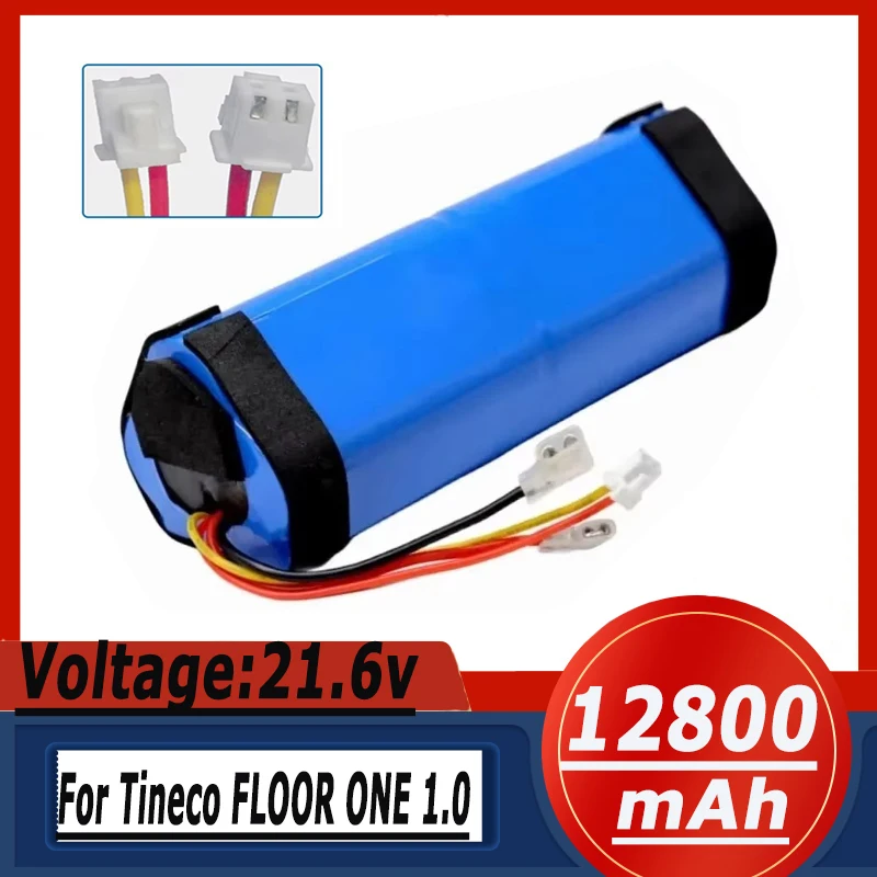 

New 12800mAh Vacuum Cleaner Rechargeable Battery for Tineco FLOOR ONE 1.0 FM25-01 FW26-01 FW09010ECN 21.6V Batteries