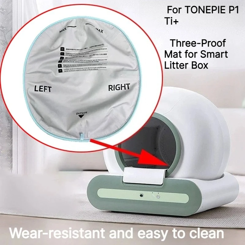 p1防水猫用トイレパッド-tonepie-65l-9lセルフクリーニング猫用トイレフィルタースクリーン漏れ防止マット交換用