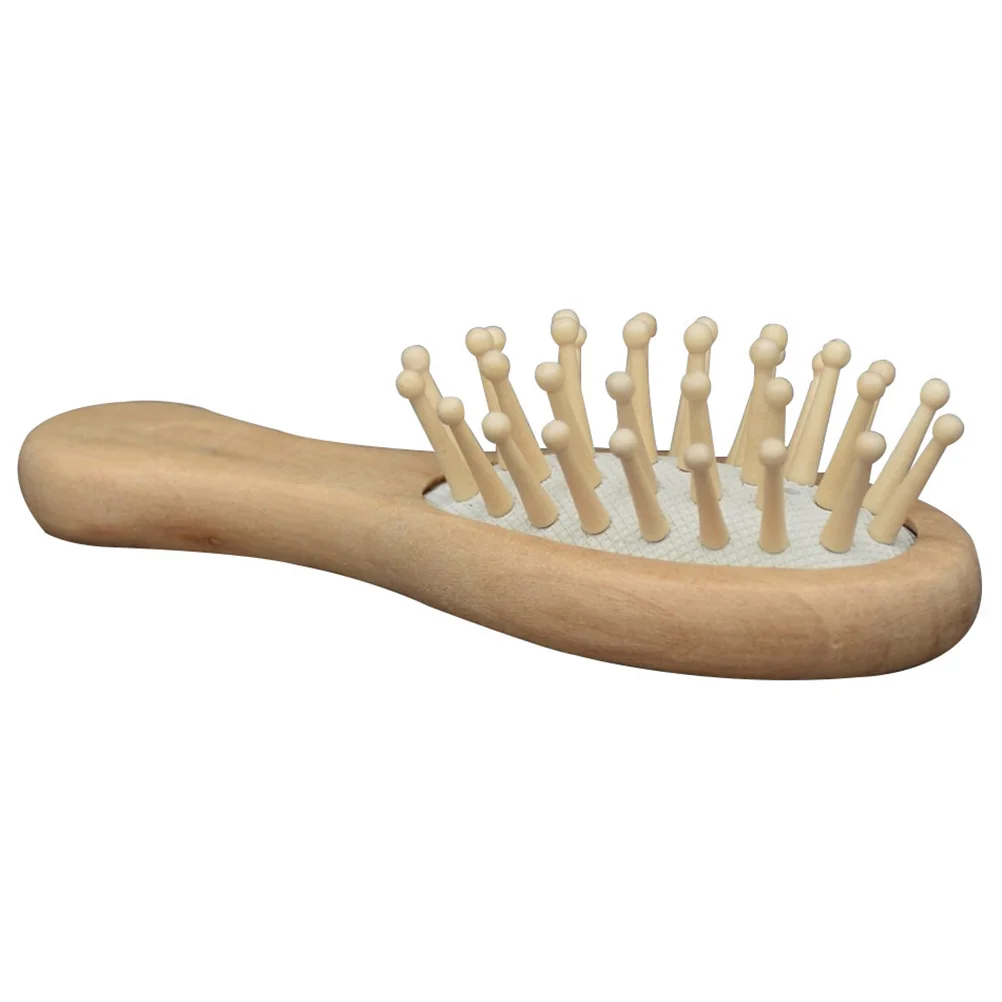 Scalp Massage Brush Hair Comb Wood Smoothing Portable Modeling Wooden Combs Travel