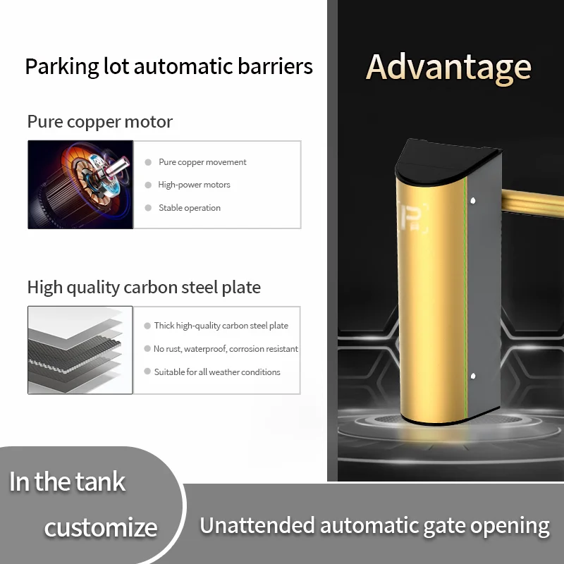 Industrial Parks Fast Operation Car Parking Management System Parking Equipment Smart Car Park Barrier System