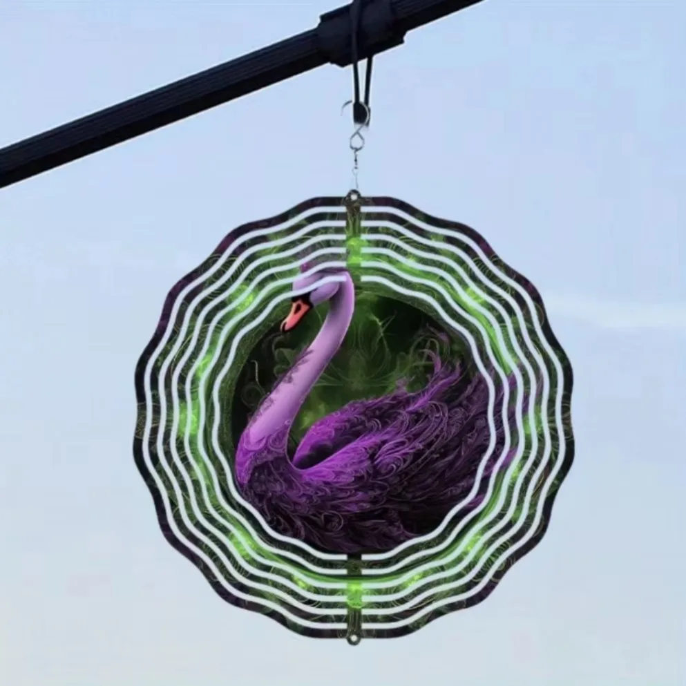 1 قطعة 2D معدن ماندالا الرياح الرنين (الدورية، لا بطارية، نحت الحائط) |   ديكور الحديقة الخارجية |   هدية الهالوين وعيد الميلاد