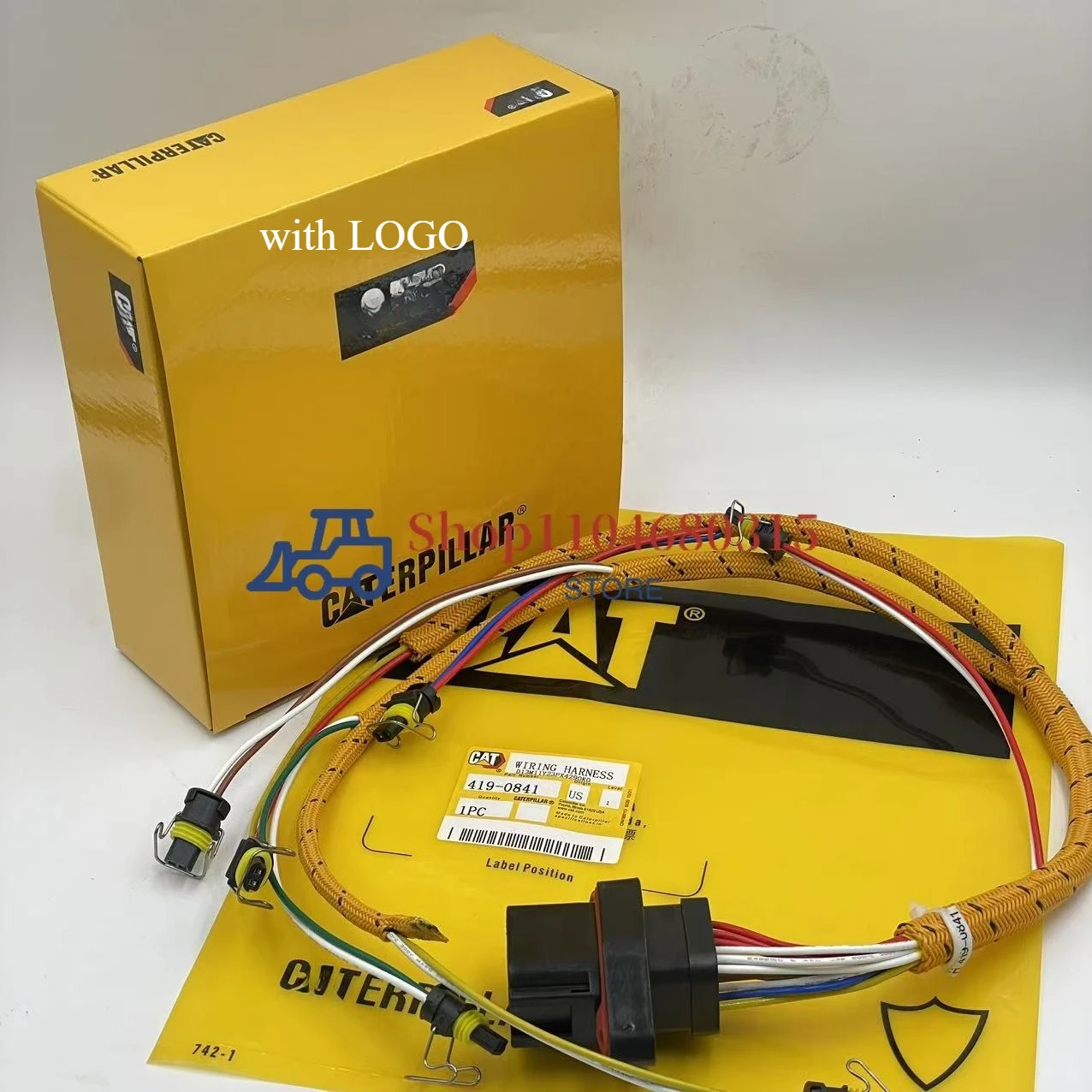 

419-0841 Жгут проводов топливной форсунки двигателя C9 D250/300Gc Xqp300 C-9 C8.8 330/336/336/340D 340D2 330C D6R/T D7R D7R Xr 637D