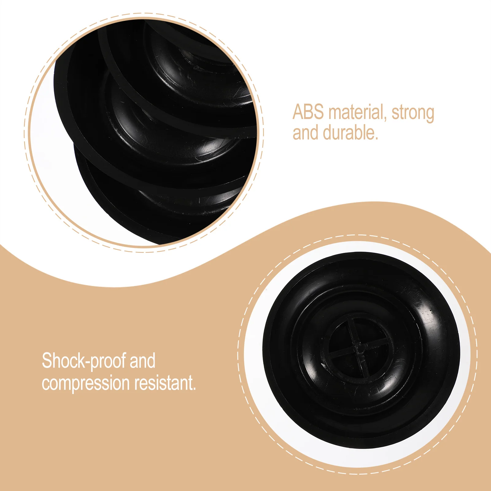 

8Pcs Piano Foot Pads Heavy Duty Non-Slip Floor Protector for Piano Legs Wood Tile Carpet Protection Thickened Wear Resistant