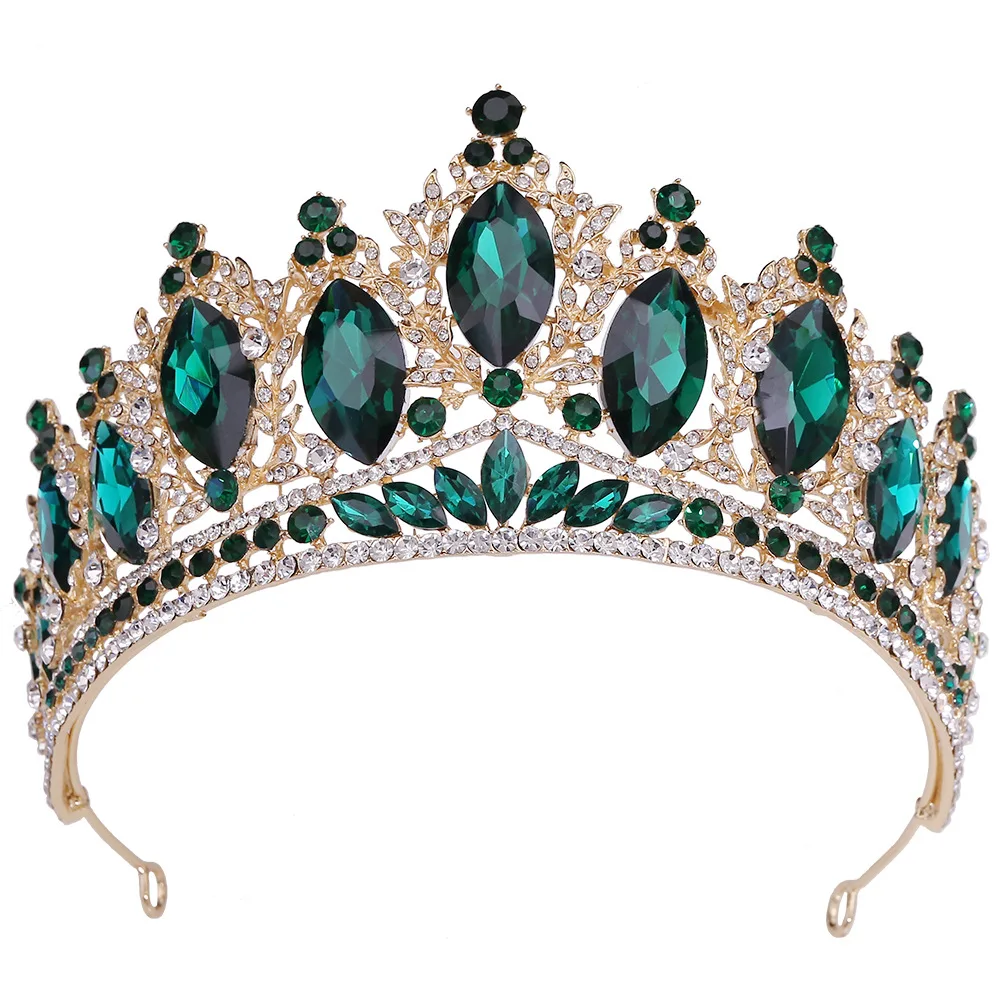 Wedding Crystal Tiaras Hair Accessory Crown Baroque Luxurious Stage Beauty Pageant Coming-of-age Ceremony Bride's Crown