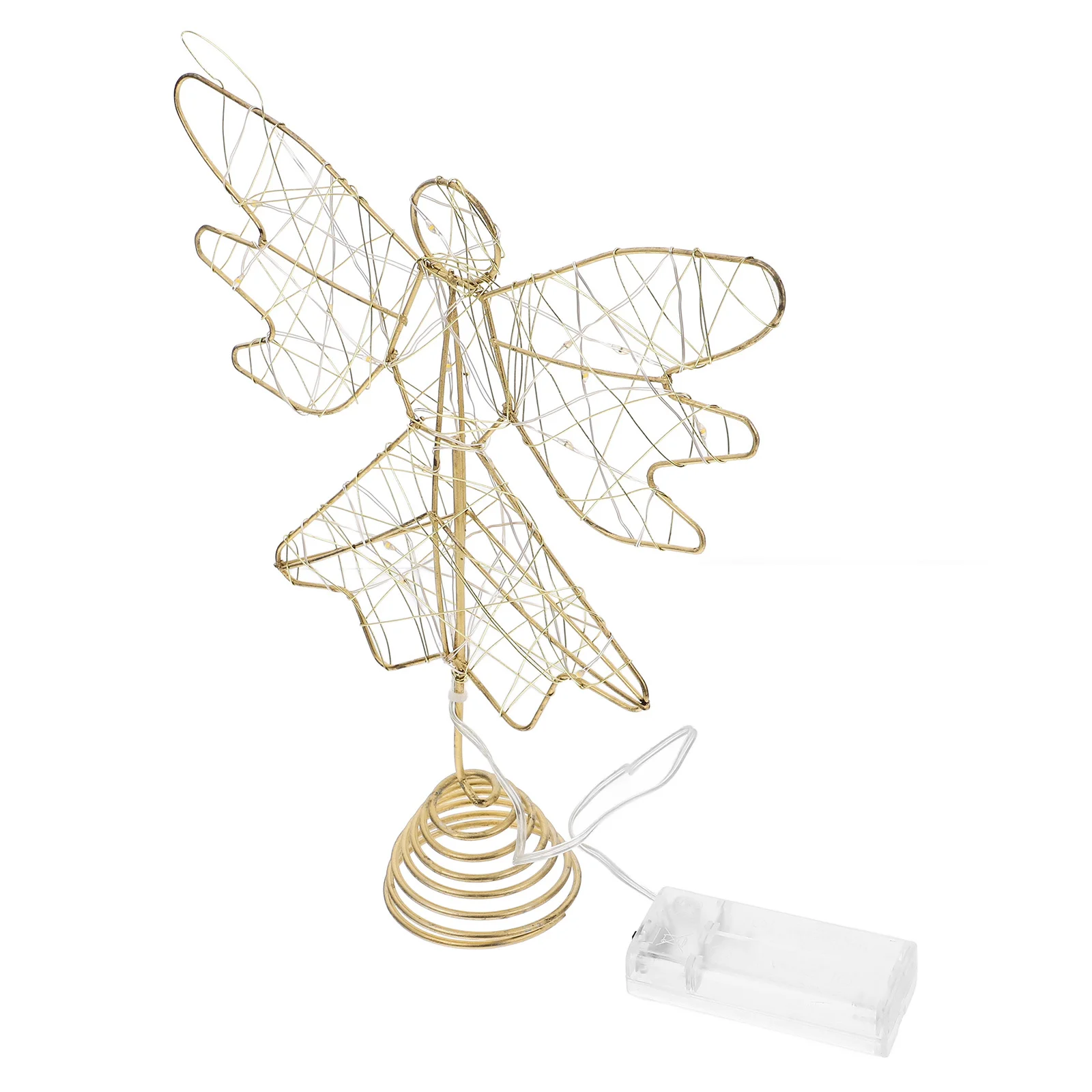 

1Pcs Iron Craft Star Lamp Decor Luminous Tree Topper Light Christmas Adornment Xmas Tree Ornament Festive Home Decoration Gift