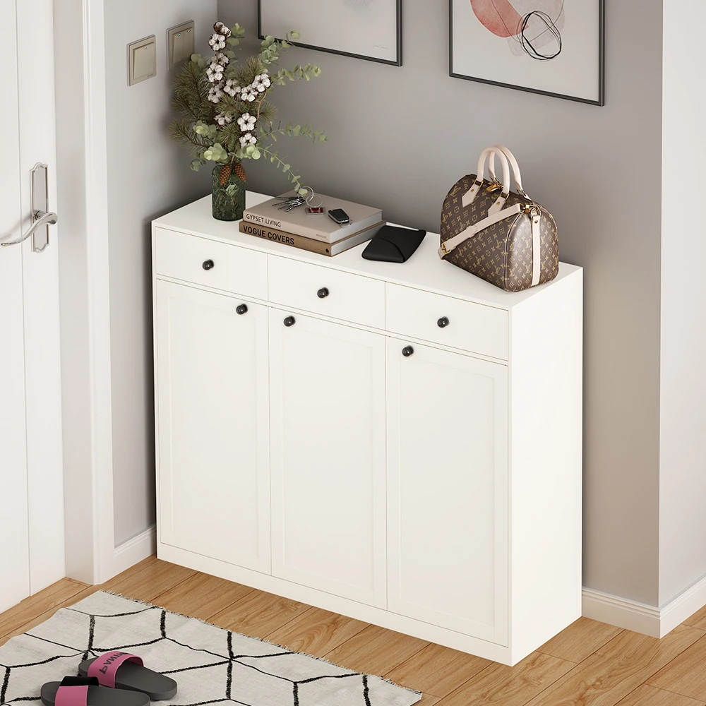 

Entrance hall Living room Hotel 3 doors 3 drawers Steel shoe cabinet Freestanding shoe rack Metal locker