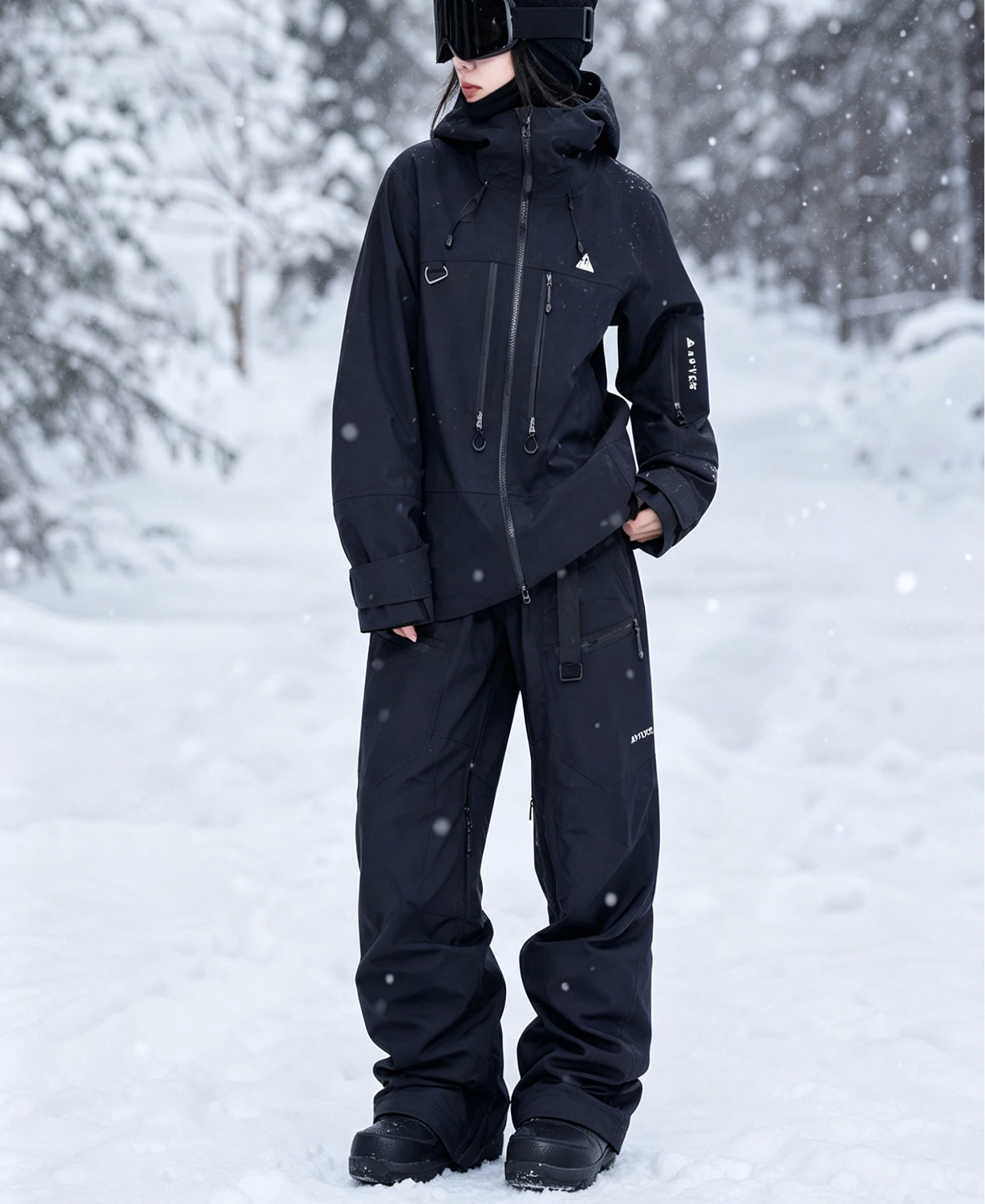 2026 APVCX Neuer Vollständig Verschweißter Unisex Oversized Ski- und Snowboardanzug Verschleißfest Warm Winddicht Wasserdicht Outdoor-Schneeausrüstung – Detail 20