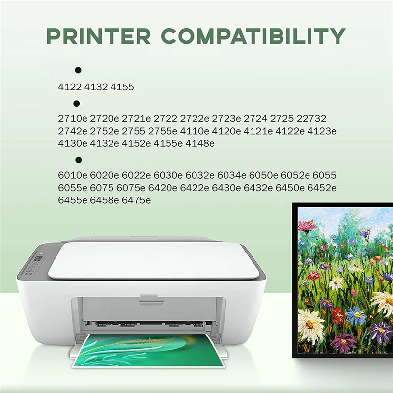 Top-Rated IInk Box Compatible for HP67 XL Ink Replacement for DeskJet Printer