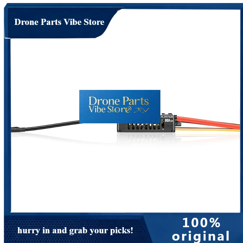 

Drone Parts1pcs For HOBBYWING Platinum 80A V5 3-8S LiPo Brushless ESC For RC Remote Control Model Aircraft Fixed-wing Helicopter