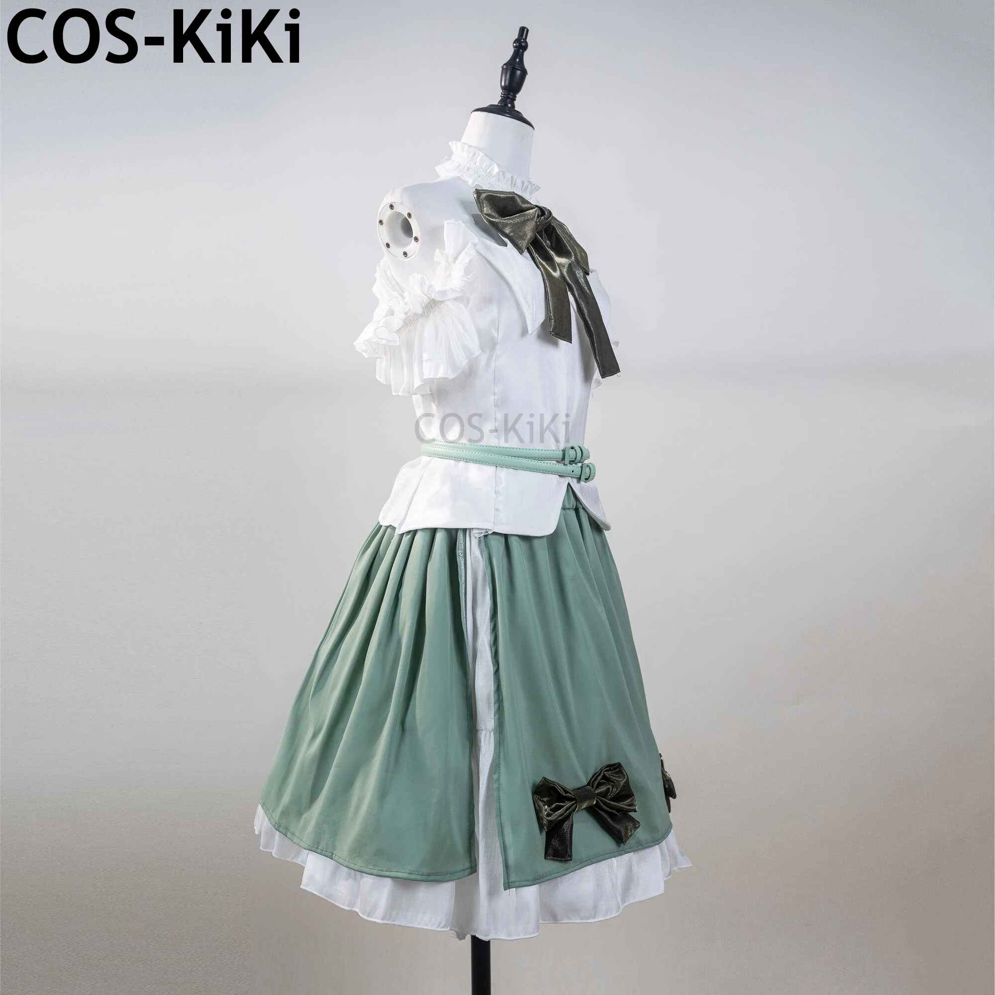 COS-KiKi Wuthering Waves Jinhsi Game Suit Elegant Lovely Uniform Cosplay Costume Halloween Party Role Play Outfit Women