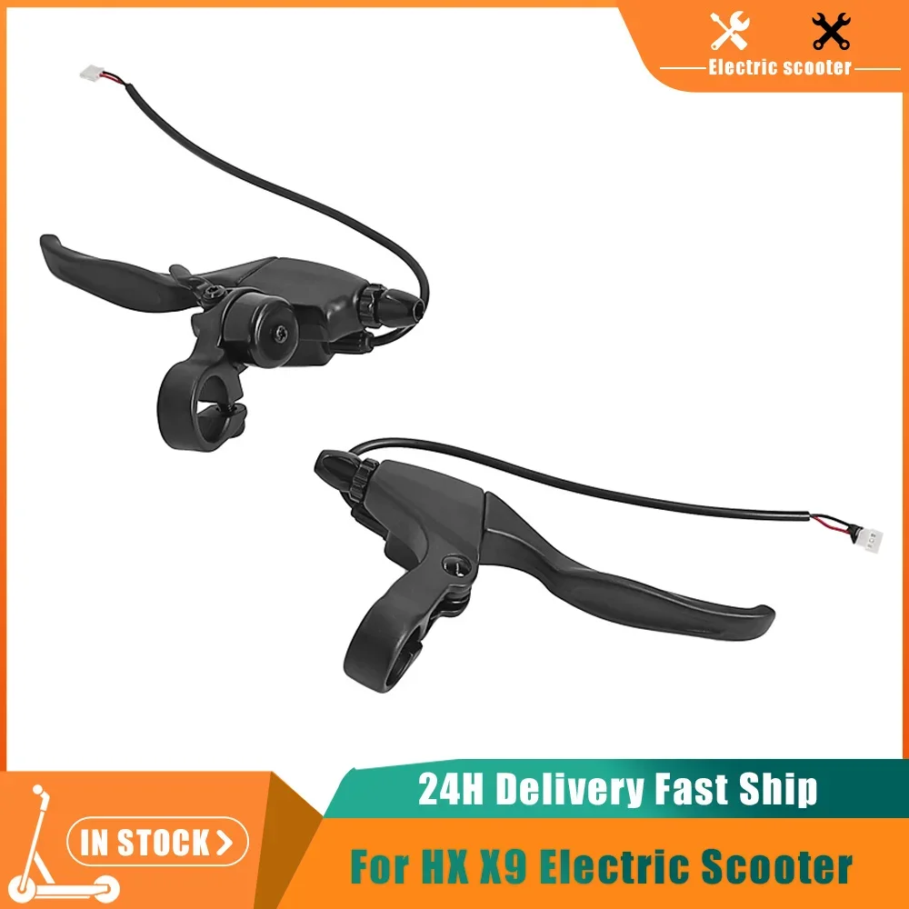 

Left Or Right Brake Handle Lever for HX X9 Electric Scooter KickScooter Aluminum Alloy With Bell Universal Accessories Parts