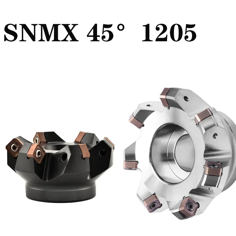 

High Precision Milling Cutter WMGC SNMX 45° 1205 SNMX1205 50 63 80 100 CNC Fast Feed Face Milling Milling Cutter Head