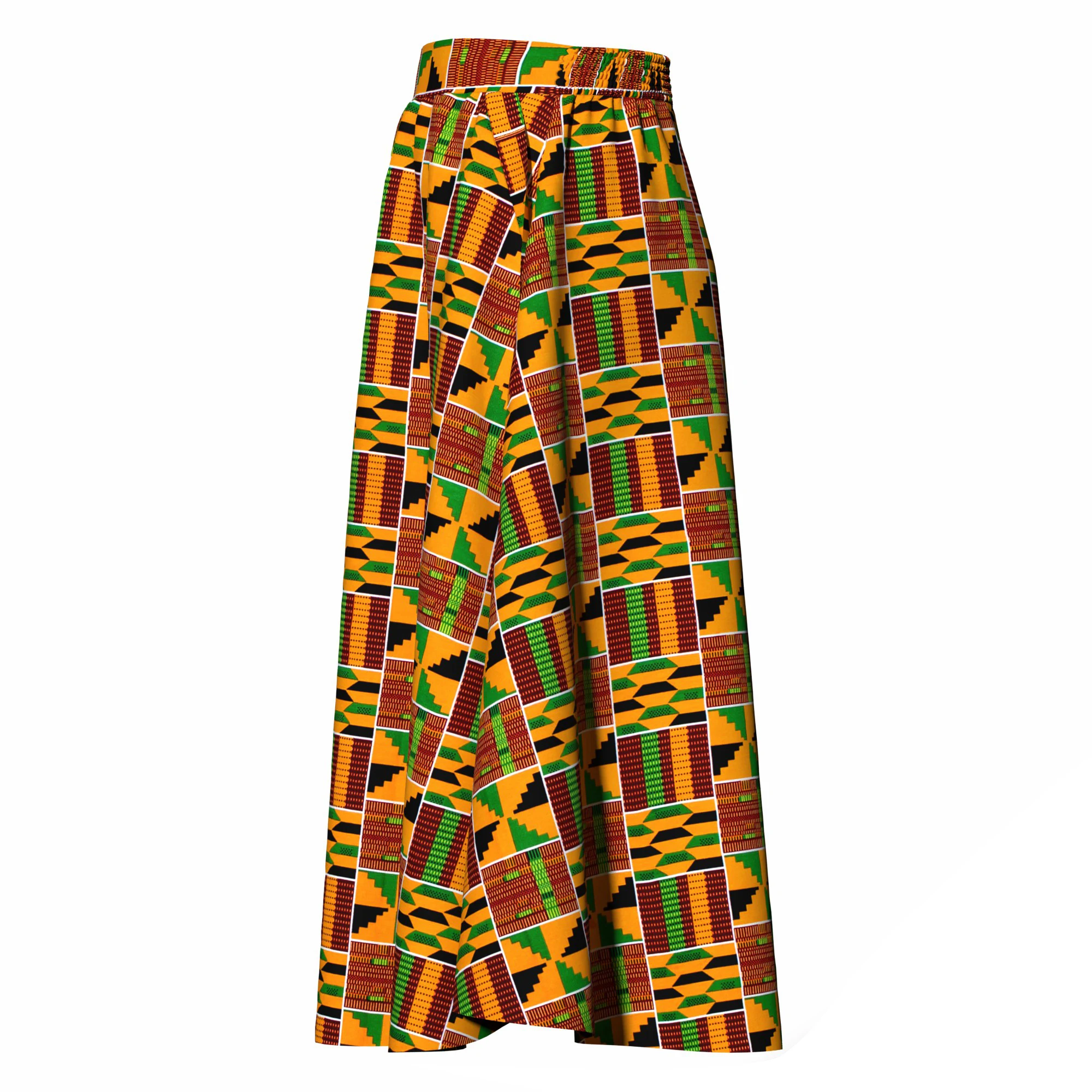 Weibliche Lange Maxi Rock für Frauen African Dashiki Drucken Hohe Taille Rock Damen Kausalen Traditionellen Ankara Rock WY820 – Detail 9