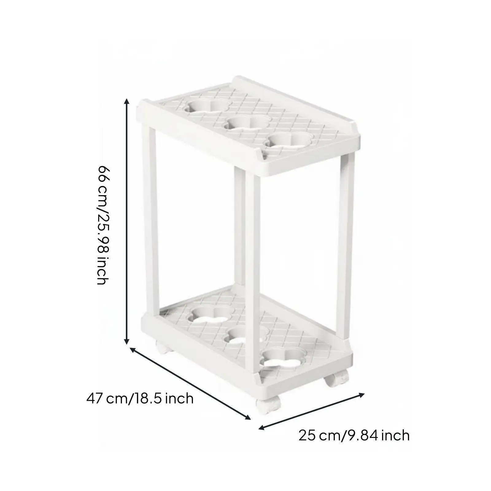 Mobile Computer Unit Stand Locking Wheels System Unit Holder Space Saving