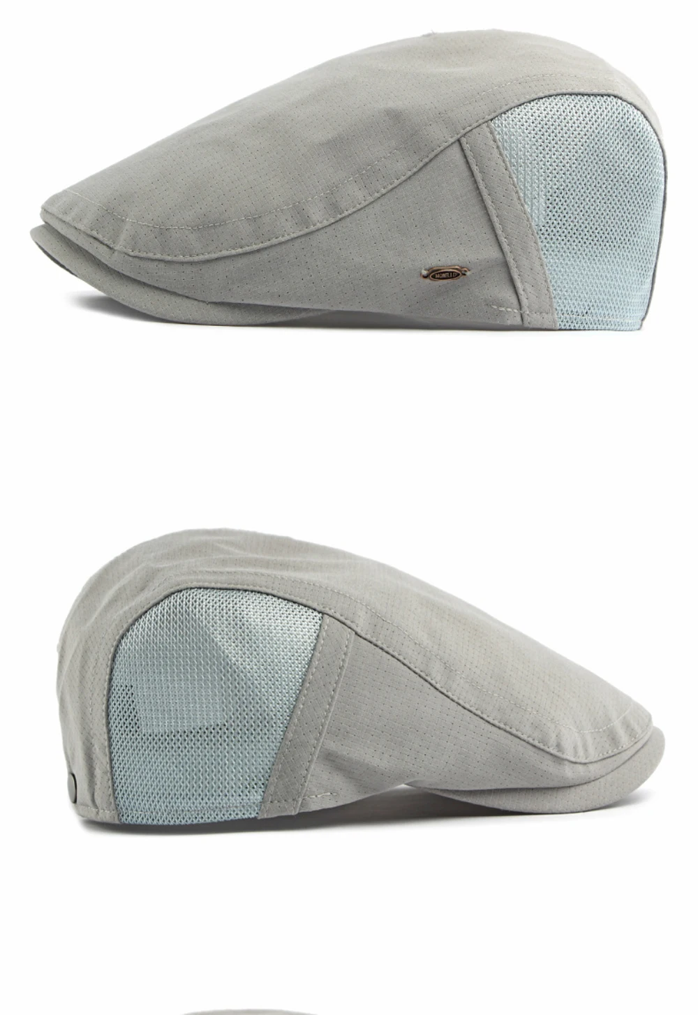 HT5109 Herren- und Damen-Baskenmützen, Frühling-Sommer-Sonnenkappe, Retro-Künstlermütze, Unisex Ivy Flat Cap, Verstellbare Netz-Baskenmütze – Detail 11