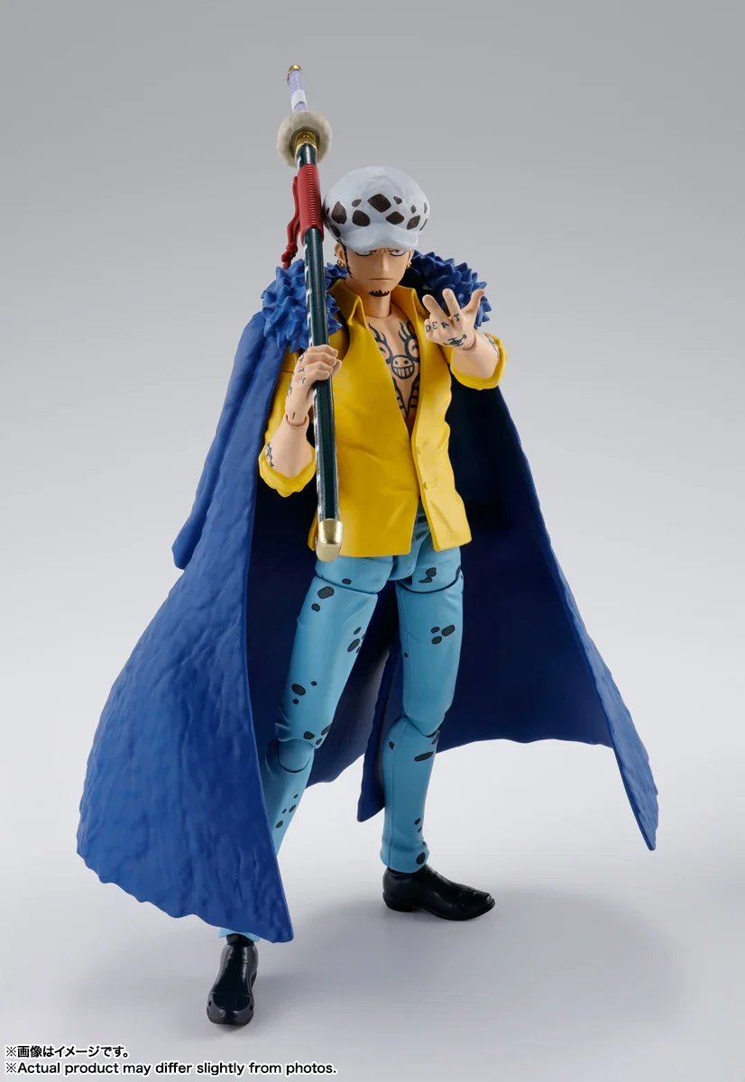 100%Original S.H.Figuarts Trafalgar Law Onigashima Raid ONE PIECE Shf Law Anime Action Figure PVC Boxed Model Toys Gifts