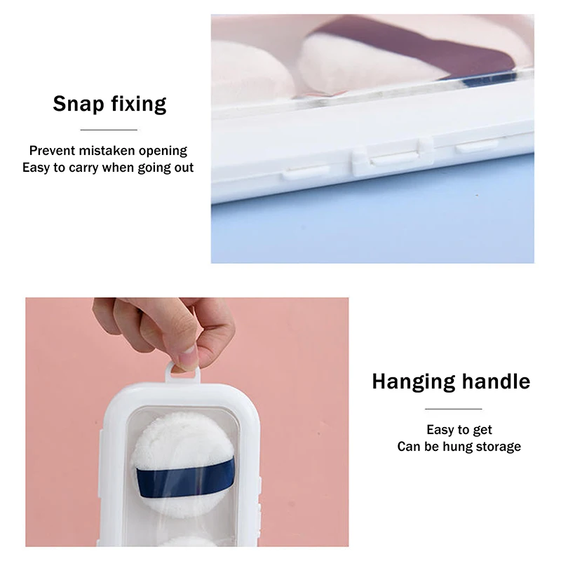 Empty Air Cushion Puff Storage Portable Cosmetic Makeup Case Double Eyelid Tape Container Plastic PP Multi-purpose Box