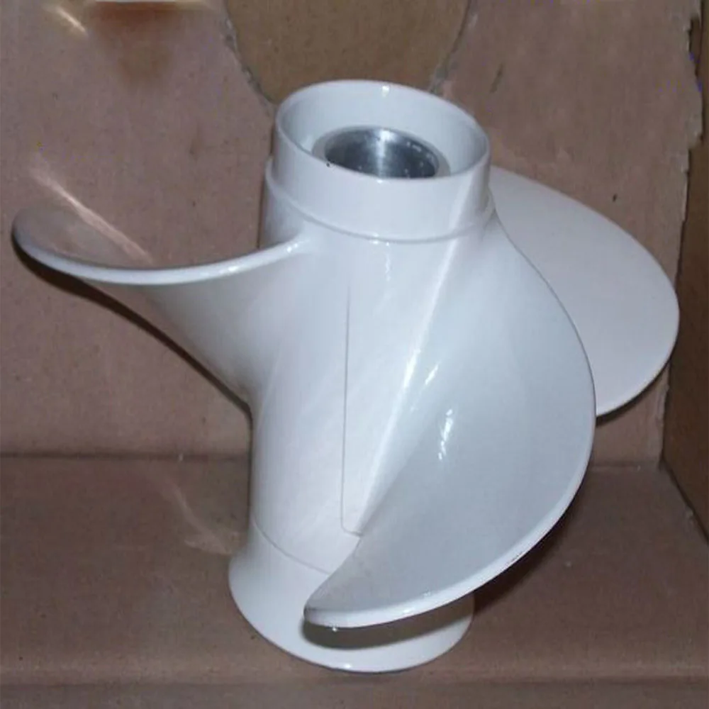 المروحة الألومنيوم لياماها هوندا 2 السكتة الدماغية 9.9hp 4 السكتة الدماغية 20hp جزء المحرك الخارجي المروحة 9 1/4*9-J