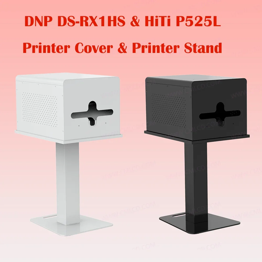 New Portable Photo Booth Printer Cover and Bracket Protect Beautify Booth Printer Compatible with Hiti P525l or DNP DS RX1hs