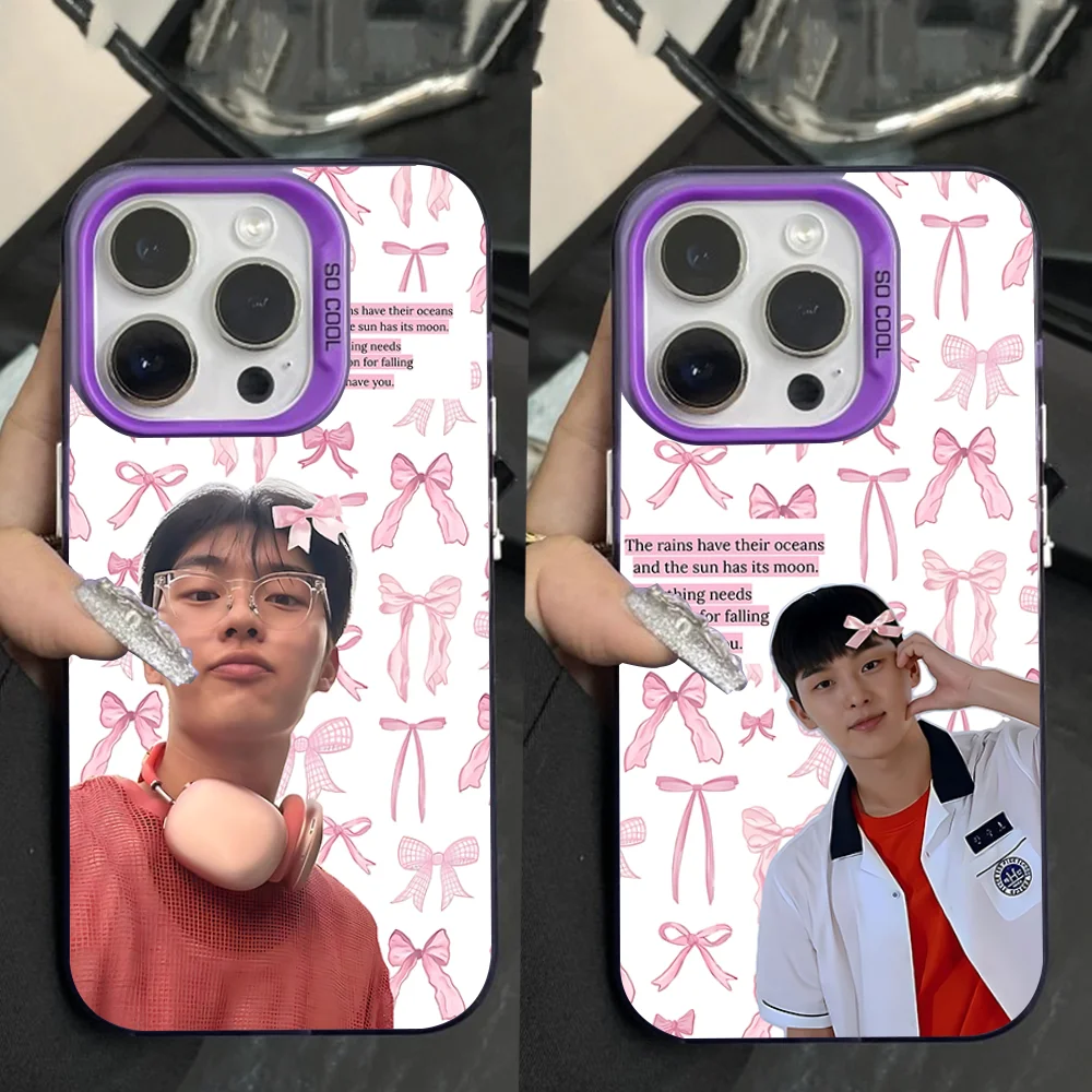 

Hyun-Wook Stephen Ahn Su-ho Phone Case For iPhone 16,15,14,13,12,11,Pro,Max,Plus,Mini,XS,SE Anti Fall Purple Matte Hard Bumper