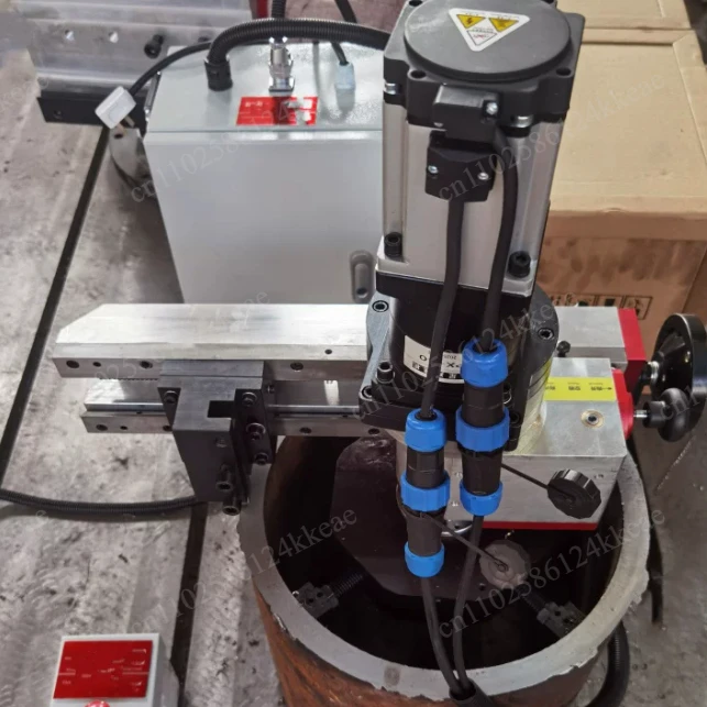 ID-Mounted Portable Flange Facer, Heavy-Duty Circular Milling Machine for On-Site Repair of Large Pressure Vessel Flange Sealing