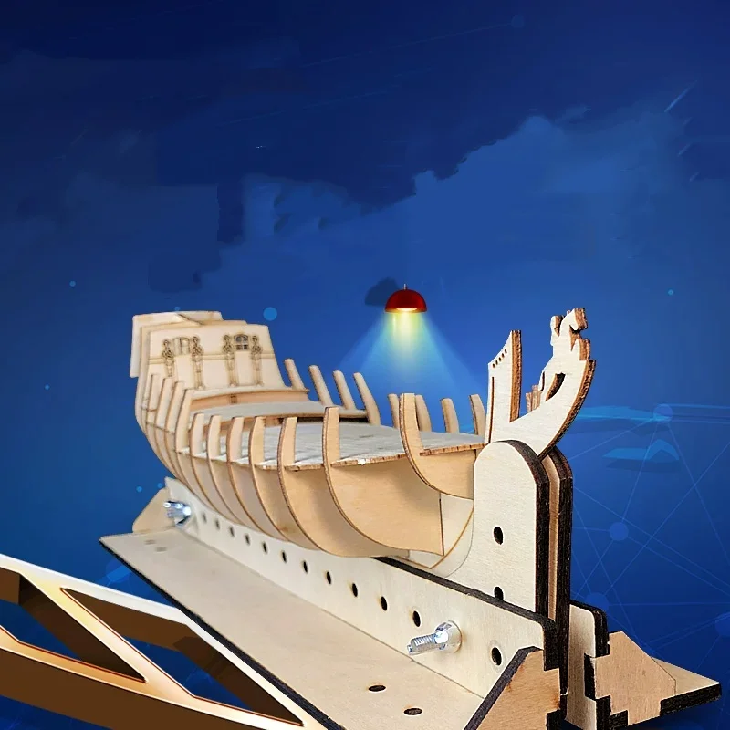 Ancient Ship Model Making, Tools for Securing and Clamping the Hull, Ship Model Fixtures—60cm Model