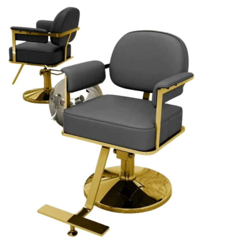 Display Modern Hair Barber Luxury Vintage Fashionable Hair Barber Trendy Design Barbershop Sillas Commercial Furniture image 6