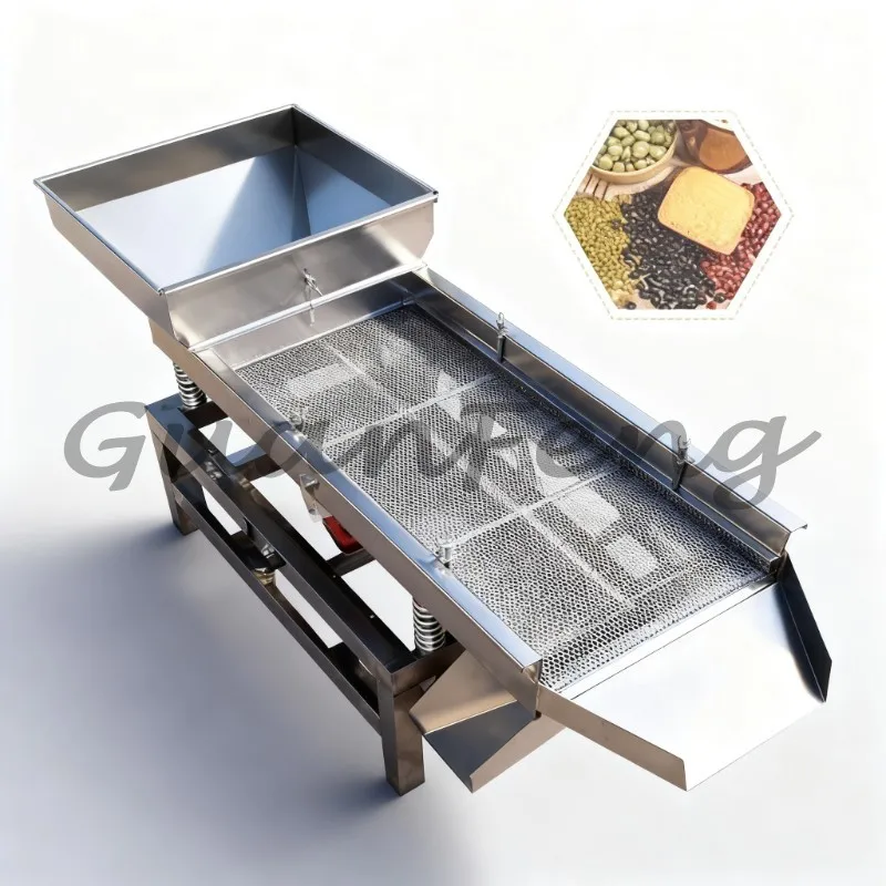 Electric Vibrating Sieve Machine Large Granular Material Shock Screening Separator