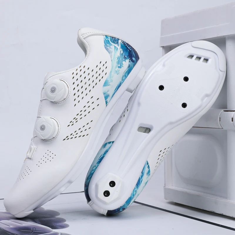 

Speed Cycling Sneaker Men's Road Cycling Shoes Cleat Spd Shoes Cycling Flat Pedal Shoes Man Bike Outdoor Footwear Pink