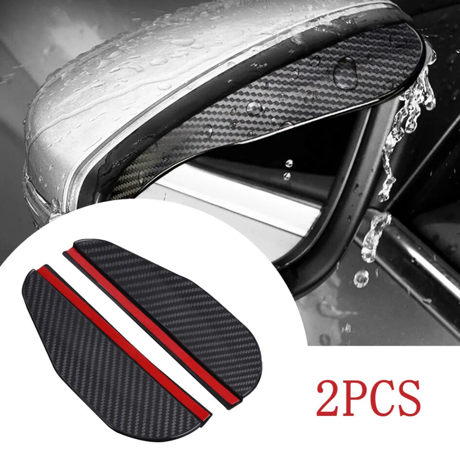 

2pcs Car Mirror Rain Guard Visor Car Reverse Mirror Sunshade Universal Car Rearview Mirror Rain Shield Auto Exterior Accessories