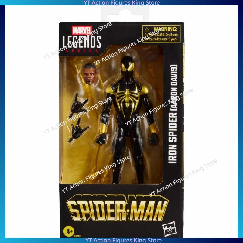 In Stock Hasbro Marvel Iron Spider-Man Aaron Davis 6 Inch Movable Model Action Figure Toy Collection Gift - view 6