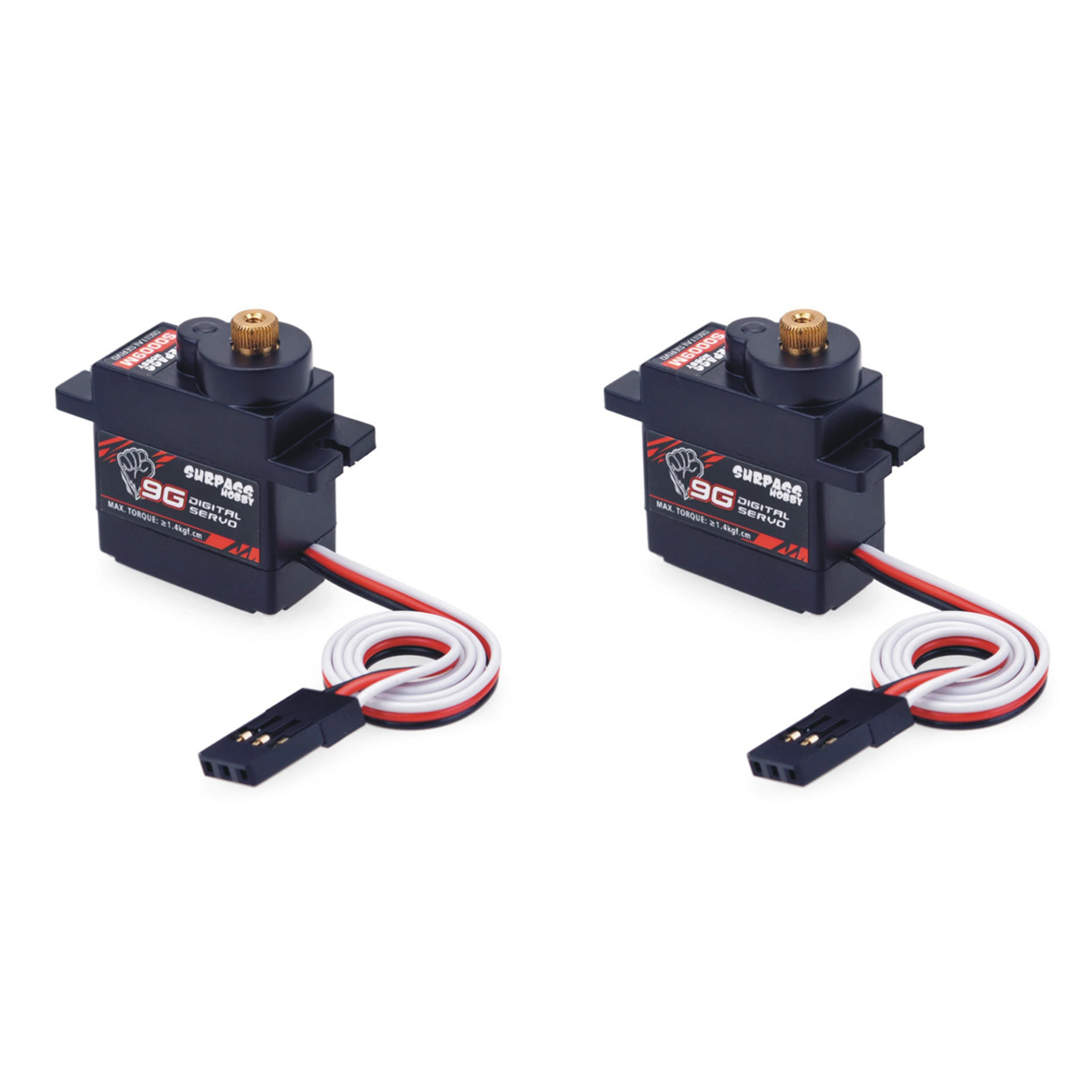SURPASS HOBBY Digital Servo 1/2/4/8PCS 9g Metal Gear Micro Servos 4.8V ~ 6VDC Motor for RC Airplane Robot Boat Plane Toy Parts