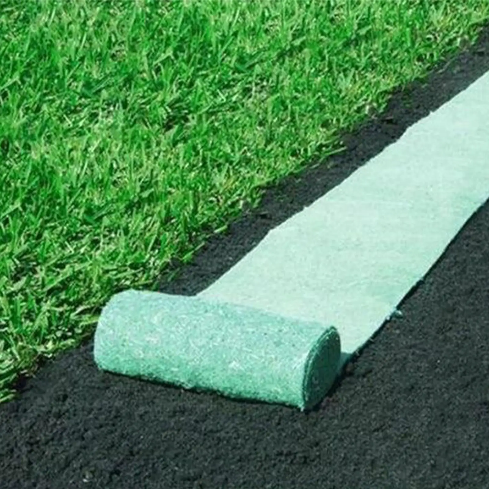 

Grass Growing Mat Ground Seedlings Pad Degradable 10x0.7 Ft Grass Growing Mat for Playground Flower Bed Greenhouse Landscape