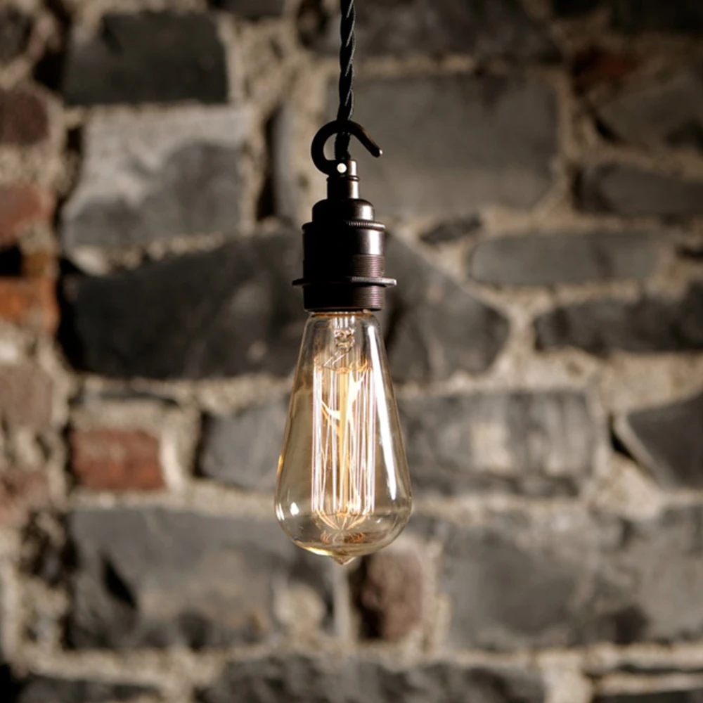 Edison bulb lampada retro lamp incandescent ampoule vintage E27 40w 220V For Decor Filament Bulb E27 Pendant Lights Antique Bulb