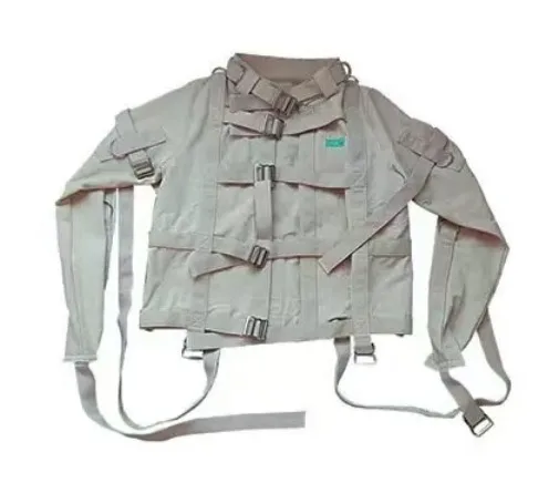 Customizable Heavy-Duty Canvas Hospital Restraint Jacket Adjustable Safety Vest for Dementia, Elderly & Psychiatric