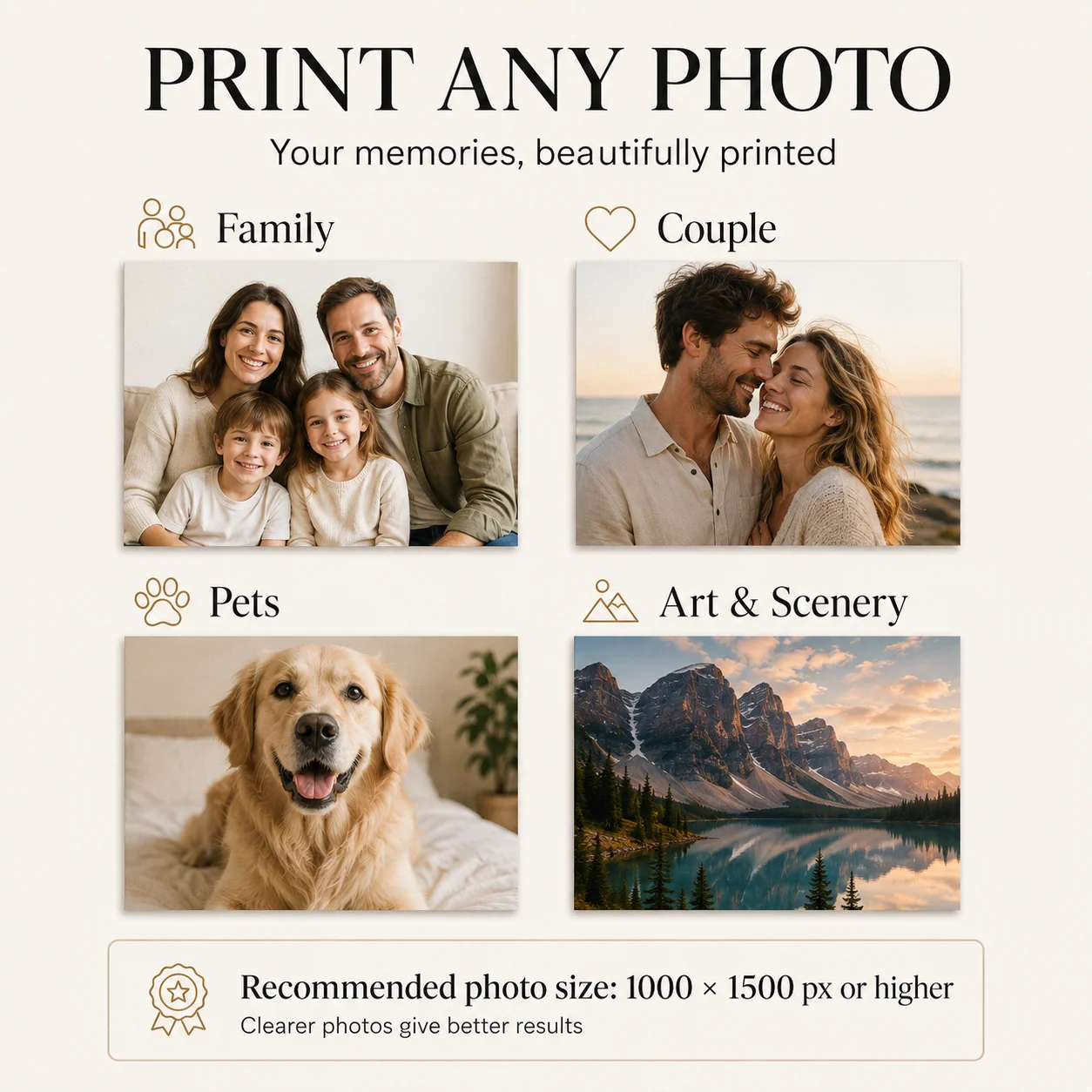 โปสเตอร์ภาพถ่ายส่วนตัว งานศิลป - Home Textiles Photos บทวิจารณ์และราคา