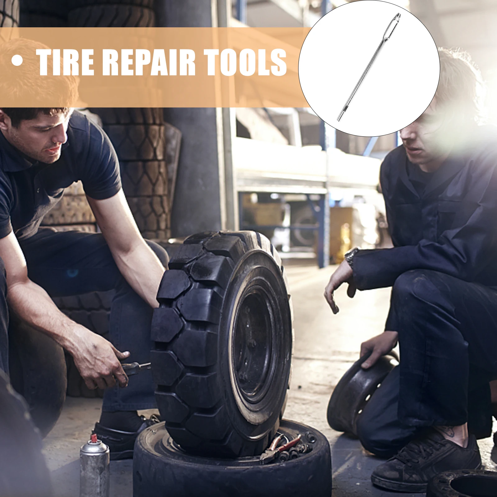

4pcs Tire Repair Needle Glue Strip Tools Plug Steel Motorcycle Car Truck Bike Tire Plug Tool Repair Kit Accessories Puncture