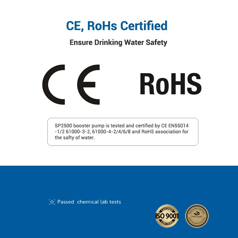 Coronwater 200 GPD self-priming Ró Reklámozó Szivattyú FLT-200G számára Ellenkező Ozmózis Rendszer