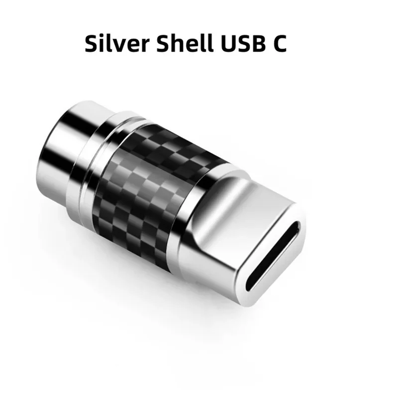 A99E-DIY سماعة التوصيل USB C موصل نوع-C Conector مع رقاقة ALC5686 ألياف الكربون قذيفة 5 قطعة سماعة جاك الإلكترونية