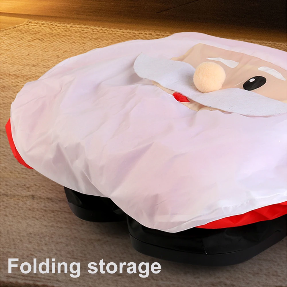 2.4GHZ Remote Control Inflatable Christmas Santa Claus USB Rechargeable Christmas Inflatable Santa Claus Christmas Gift for Kids