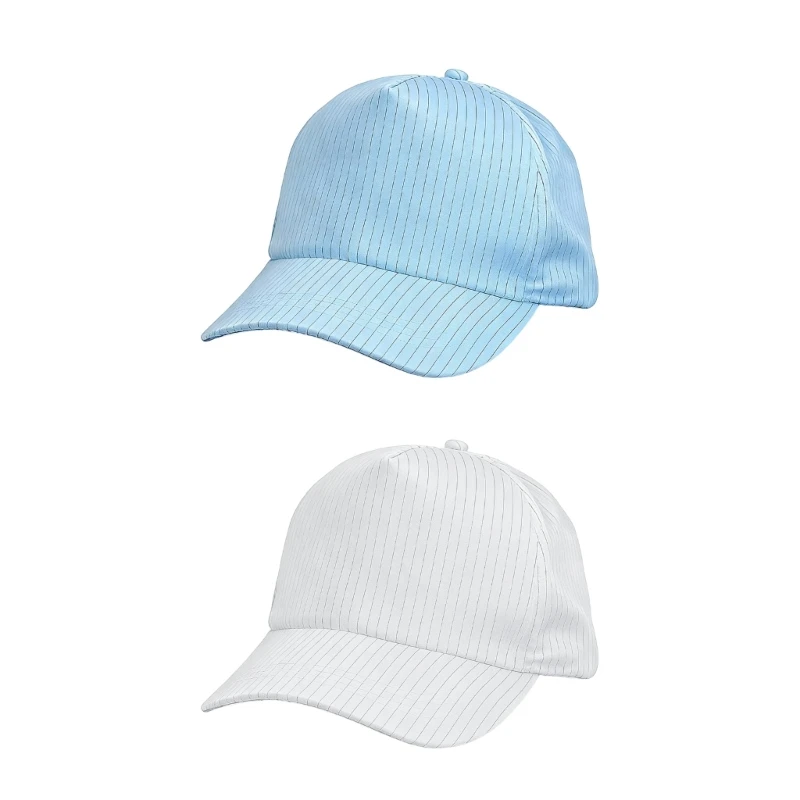 E56A Baseball Cap Clean Area Headwear ESD Cap for Lab and Assembly Staff Use Daily