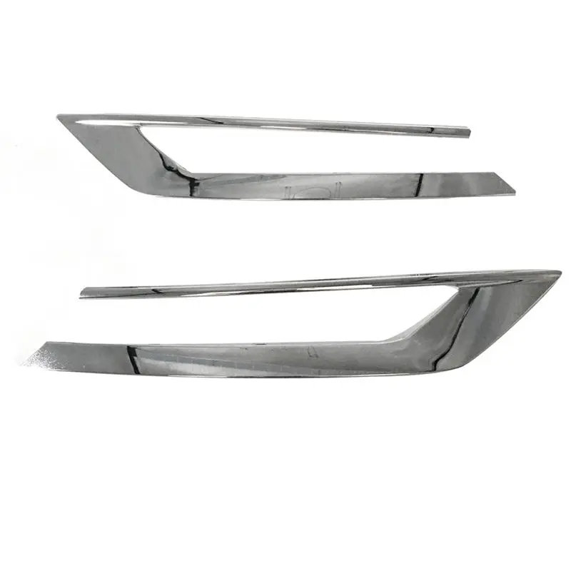 

1Pair Car Front Lower Bumper Chrome Trim Strip Cover 31663515 31663514 For Volvo XC90 2019-2022 31663539 31663540-L94A
